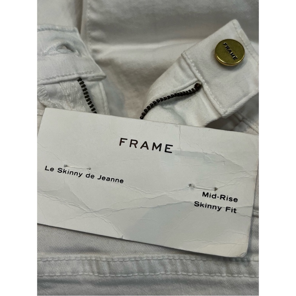 Frame Denim Le Skinny de Jeanne Women's Jeans Step Hem raw hem Size 29 NWT - Picture 16 of 16
